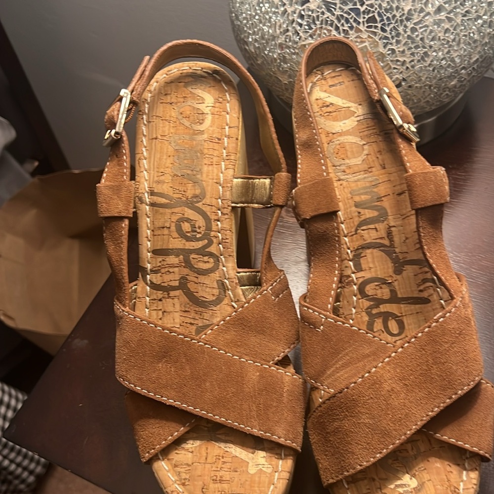 Sam Elderman Platform Heels Size 9 - image 2